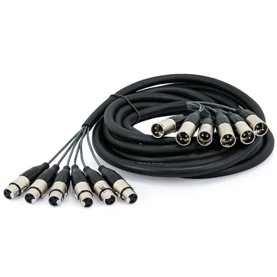 Multicabos Xlr 6 Vias Santo Angelo - 4 Metros