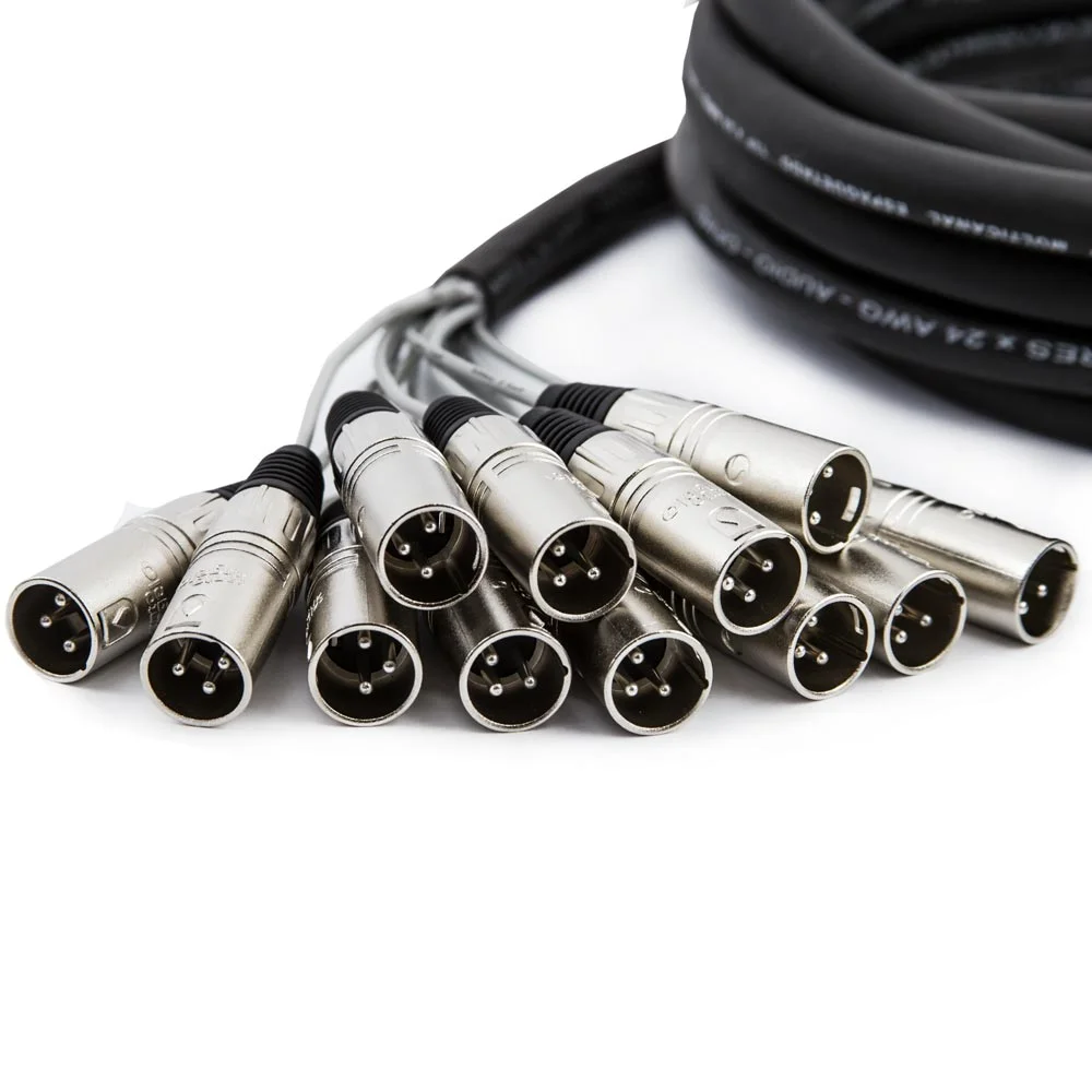 Imagem 2 de 3 do produto Multicabos Xlr 12 Vias Santo Angelo - 3 Mt