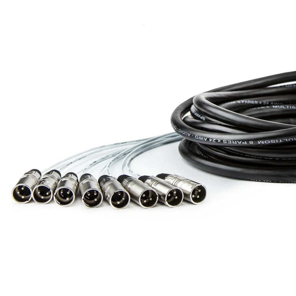 Imagem 3 de 3 do produto Multicabos Com Conectores Xlr 8 Vias Santo Angelo 15 Metros