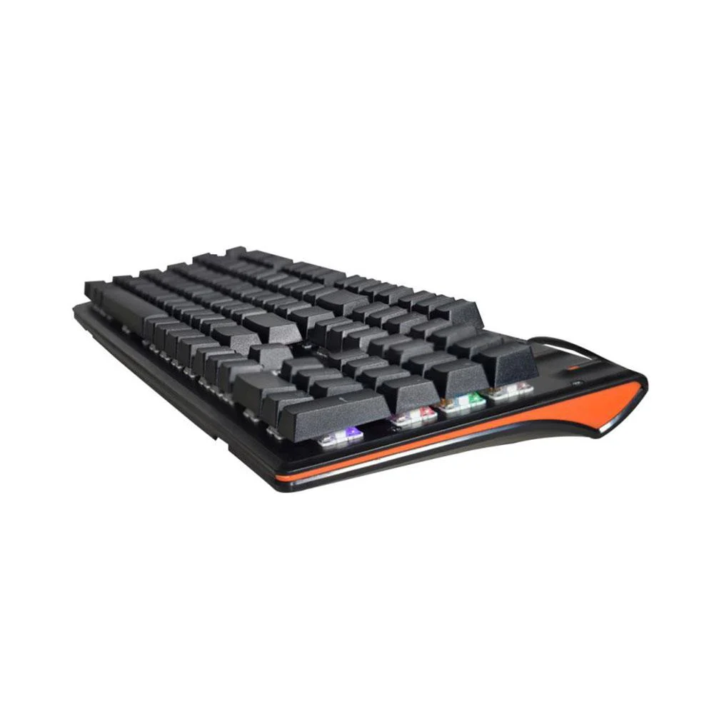 Imagem 3 de 5 do produto Teclado K-mex Mecânico Gamer Kg-db28 Dracarys Kgdb Switch Blue RGB