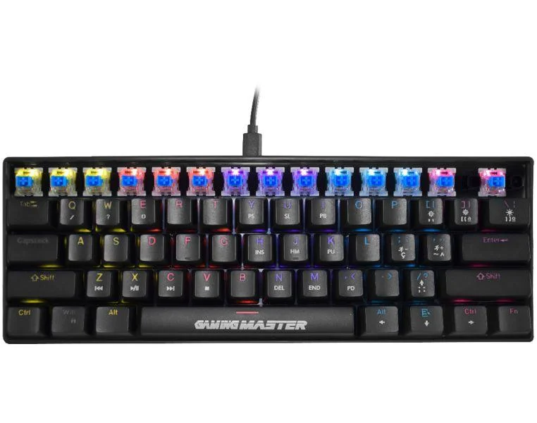 Imagem 4 de 5 do produto Teclado K-mex Mecânico Gamer Spectrafury Preto Kbl8 RGB