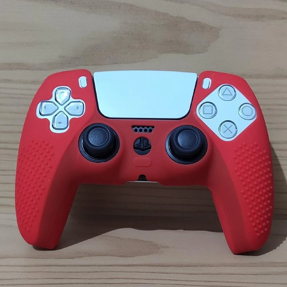 Imagem 3 de 5 do produto Capa Controle Dualsense Ps5 Vermelha Antiderrapante