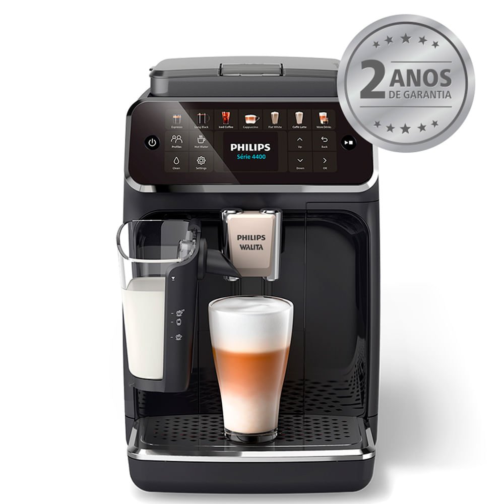 Cafeteira Espresso Superautomática Lattego Série 4400 Philips Walita Preta - Ep4441 - 110v