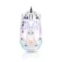 Mouse Gamer Tiger Chroma Rgb Transparente 6 Botões 12000 Dpi