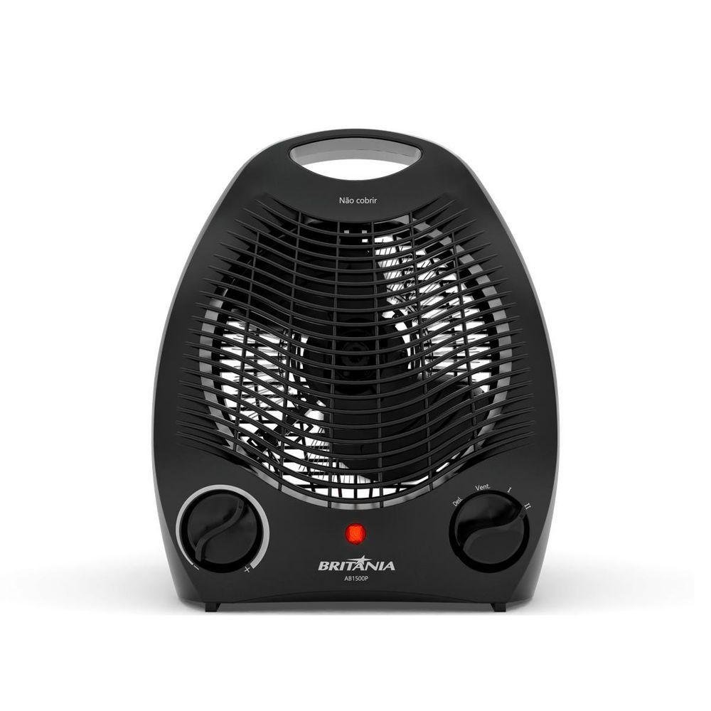 Aquecedor Britânia 2 Em 1 Com 3 Níveis De Potência Ab1500p 220v