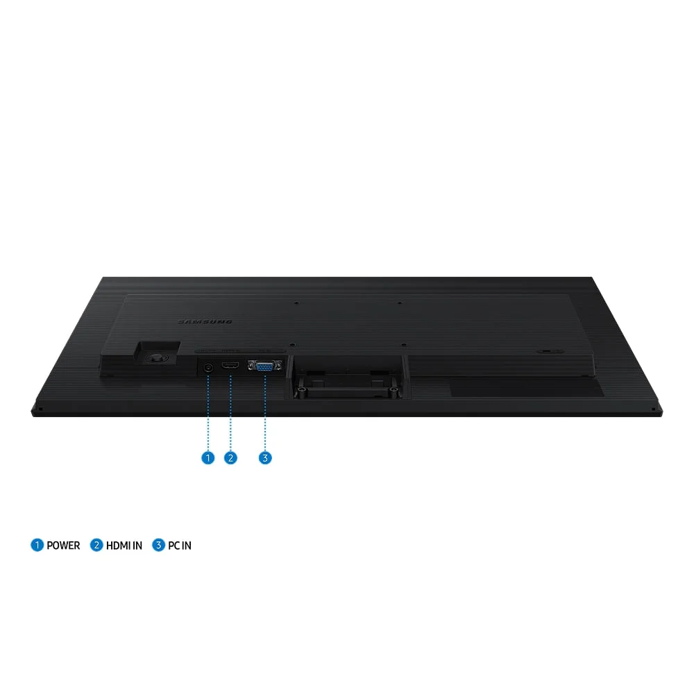 Imagem 3 de 5 do produto Monitor Gamer Samsung 24" Essential S3, Full HD, 100Hz, 5ms, HDMI, VGA, Preto - Ls24d300galmzd