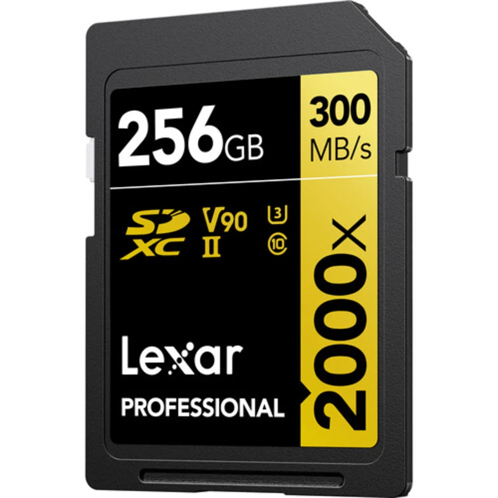Cartão Memória Lexar Sd Xc 256gb 300mb/s Uhs-ii V90 Lsd2000256g-bnnnu Cartão Memória Lexar Sd Xc 256gb 300mb/s Uhs-ii V90 Lsd2000256g-bnnnu