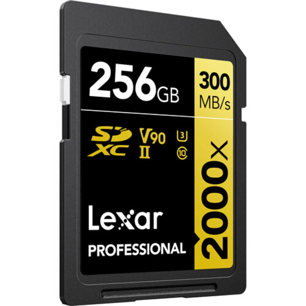 Cartão Memória Lexar Sd Xc 256gb 300mb/s Uhs-ii V90 Lsd2000256g-bnnnu Cartão Memória Lexar Sd Xc 256gb 300mb/s Uhs-ii V90 Lsd2000256g-bnnnu