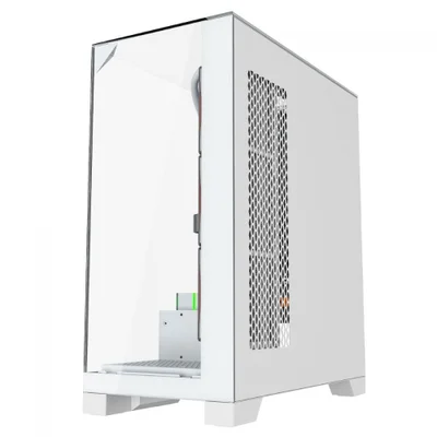 Gabinete Gamer Mid Tower Sem Fan Sem Fonte Liketec Empire Snow Lc-at-empire-2092