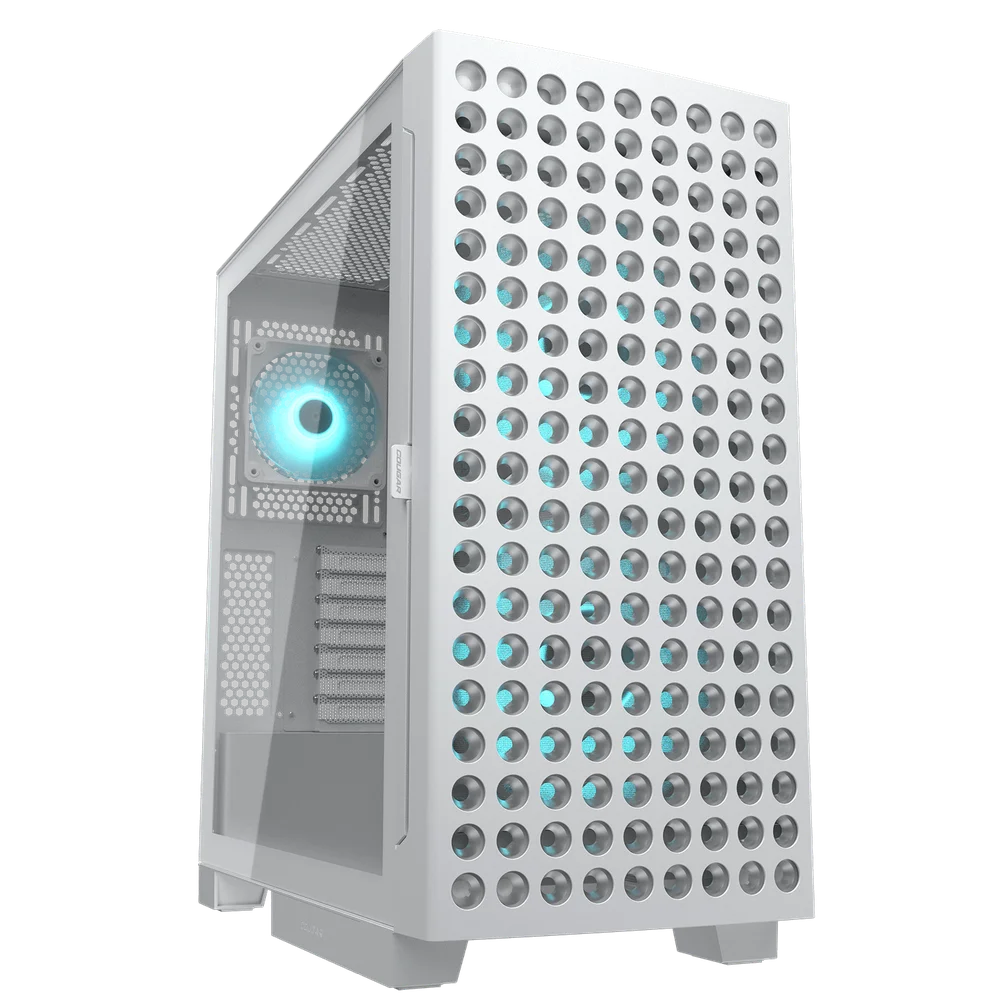 Gabinete Gamer, Modelo Air Face Eco RGB White Gabinete Gamer, Modelo Air Face Eco RGB White