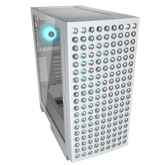 Gabinete Gamer, Modelo Air Face Eco RGB White Gabinete Gamer, Modelo Air Face Eco RGB White