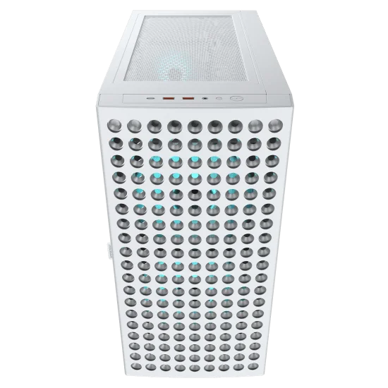 Gabinete Gamer, Modelo Air Face Eco RGB White Gabinete Gamer, Modelo Air Face Eco RGB White
