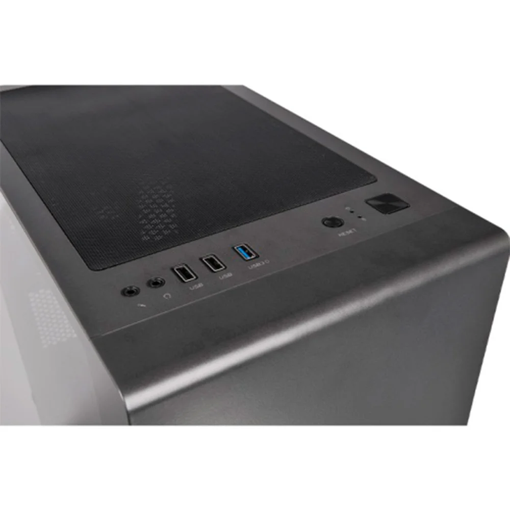 Imagem 3 de 5 do produto Gabinete Gamer Thermaltake, Micro Atx, Lateral Vidro, Preto - S100tg