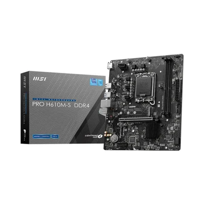 Placa Mãe Msi Pro H610M-S, LGA 1700, DDR4, Micro-ATX, M.2, HDMI