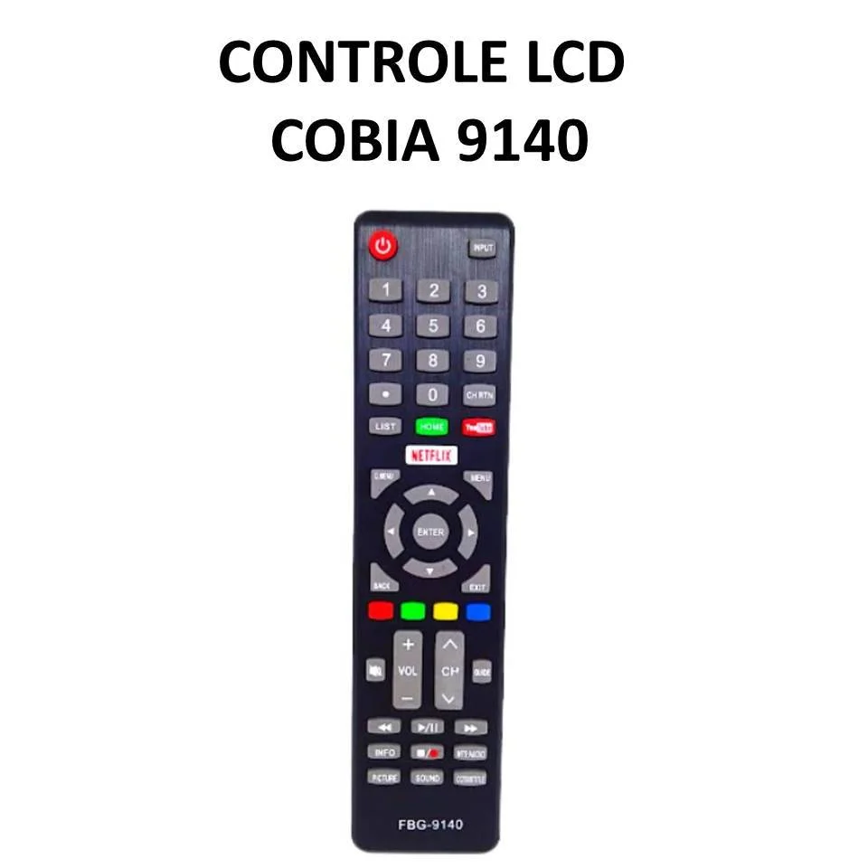 Imagem 5 de 5 do produto Controle Remoto Tv Lcd Cobia Compatível 9140 \ Crs-7247