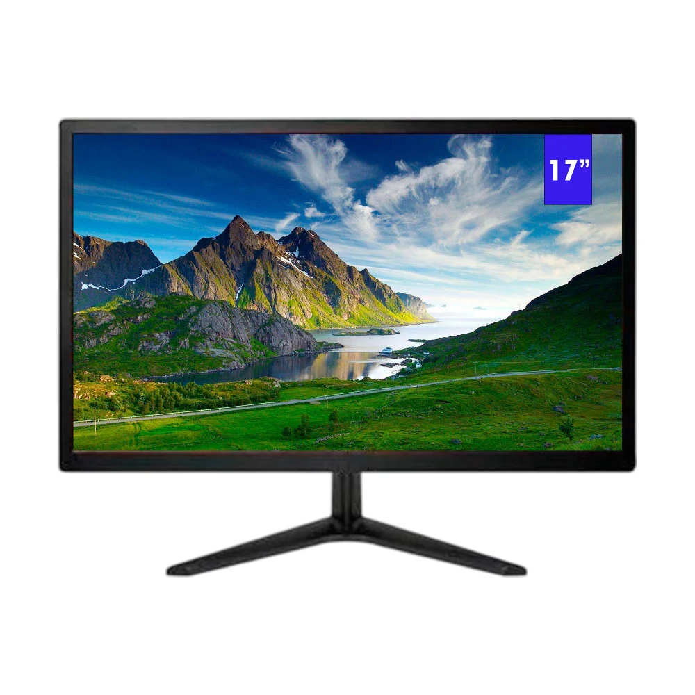 Monitor LED 17.1" " + Kit Teclado E Mouse Sem Fio - Preto Monitor LED 17.1" " + Kit Teclado E Mouse Sem Fio - Preto