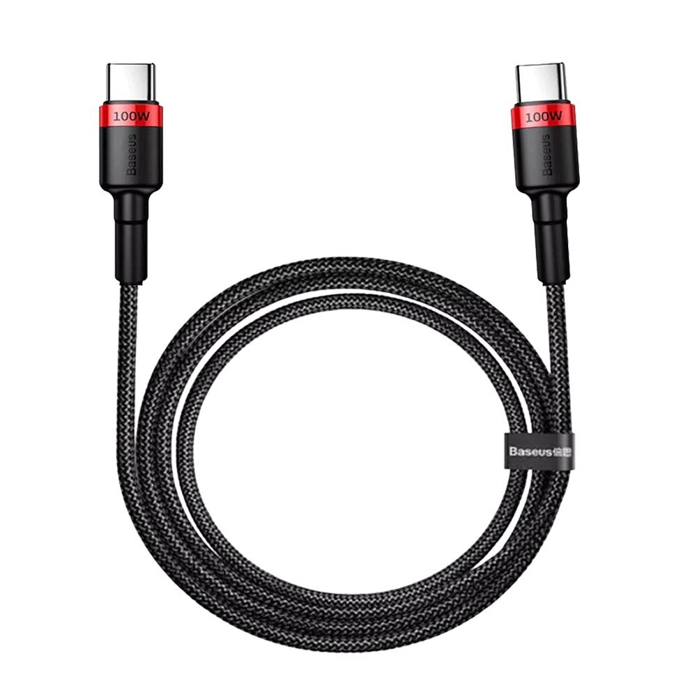 Cabo Tipo C P/ Tipo C Baseus Tungsten Gold 100w Super Rapido Tamanho:2 Metros