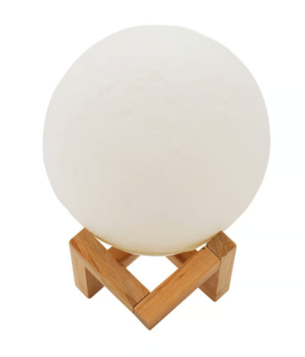Luminária Usb Estilo Globo Lua