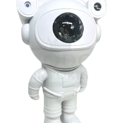 Luminaria Usb Astronauta Galaxy Estrelas Com Controle Cor Branco