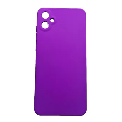 Capa Capinha Compatível Com Samsung Galaxy A06 A065 Tela 6.7 Silicone Aveludada Premium Cor:roxo