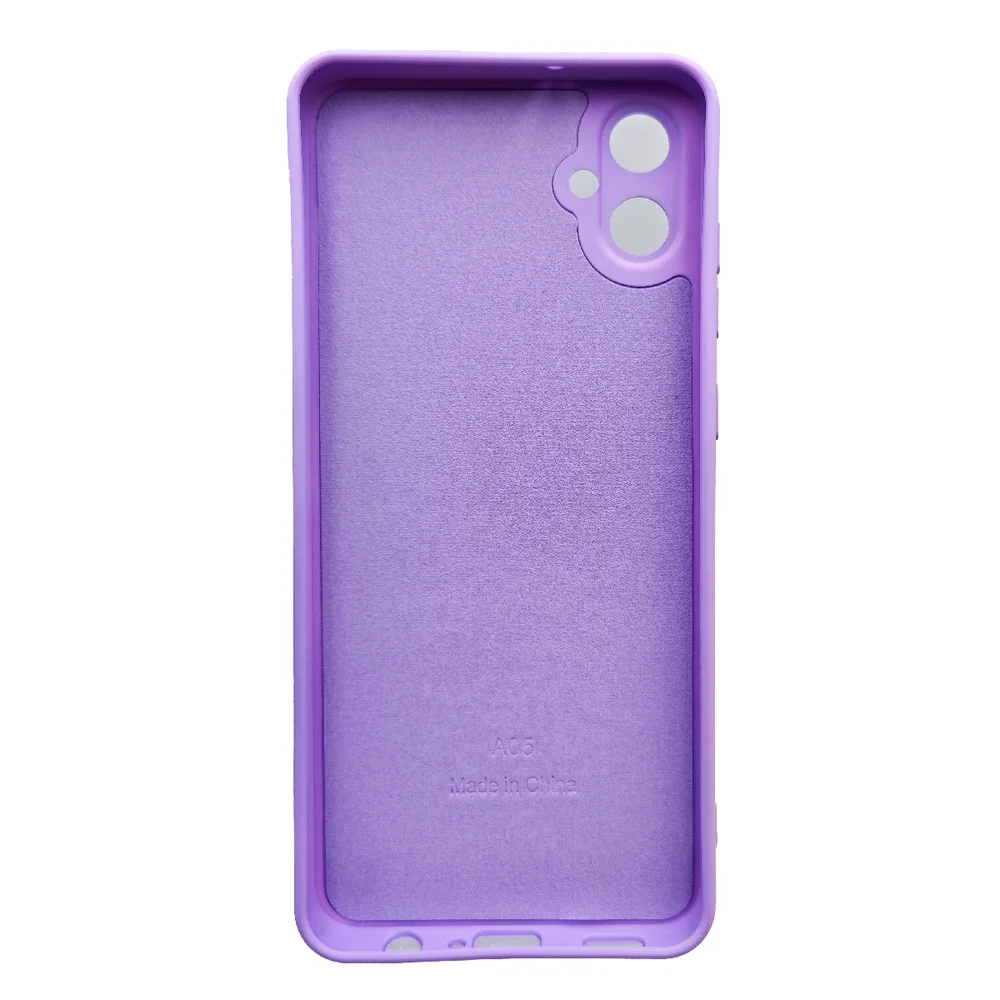 Imagem 2 de 4 do produto Capa Capinha Compatível Com Samsung Galaxy A06 A065 Tela 6.7 Silicone Aveludada Premium Cor:lilas