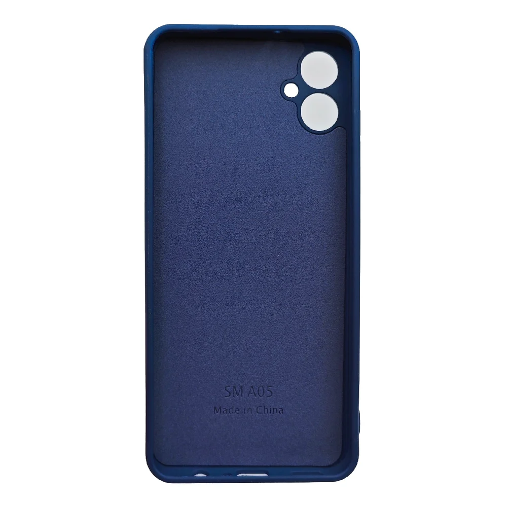 Imagem 2 de 4 do produto Capa Capinha Compatível Com Samsung Galaxy A06 A065 Tela 6.7 Silicone Aveludada Premium Cor:azul Escuro