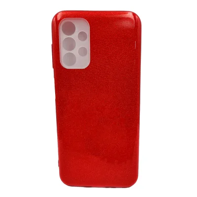 Capa Capinha Compatível Com Samsung Galaxy A33 5g Tela 6.4 Glitter Brilhante Diversas Cores Cor:vermelho