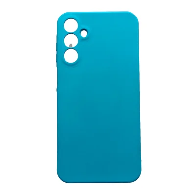Capa Capinha Compatível Com Samsung Galaxy A16 A165 Tela 6.7 Silicone Aveludada Premium Cor:azul Claro