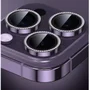 Kit 3 Películas Lente Câmera Strass Brilho Compatível Com Iphone 14 15 16 Proteção Cor:prata;tamanho:iphone 16 Pro