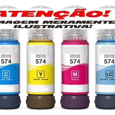 Kit 6 Cores Tinta 574 T574   Para L8050 L18050