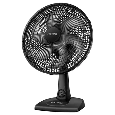 Vent De Mesa 30cm Ultra V-ut-30-02 - 5216-02  Preto/prata  220 Volts