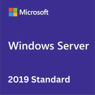 Microsoft Windows Server 2019 Standard 64 Bits, 16 Core, Chave De Acesso Key Para 1 Servidor - Cartão Físico