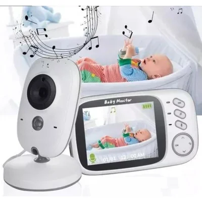 Baby Monitor Vb603 Baba Eletrônica Com Monitor 110v/220v Color Blanco