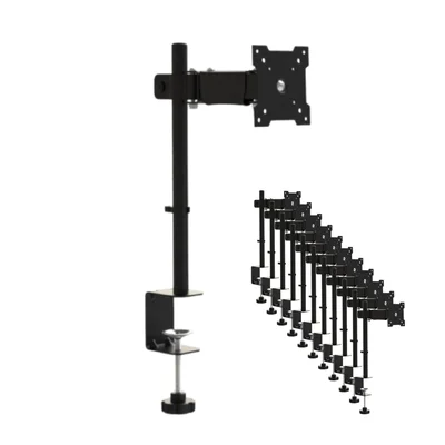 Suporte Articulado Para Monitor LED E Lcd De 13'' A 27” Preto Brasforma Bm812 - 12 Unidades