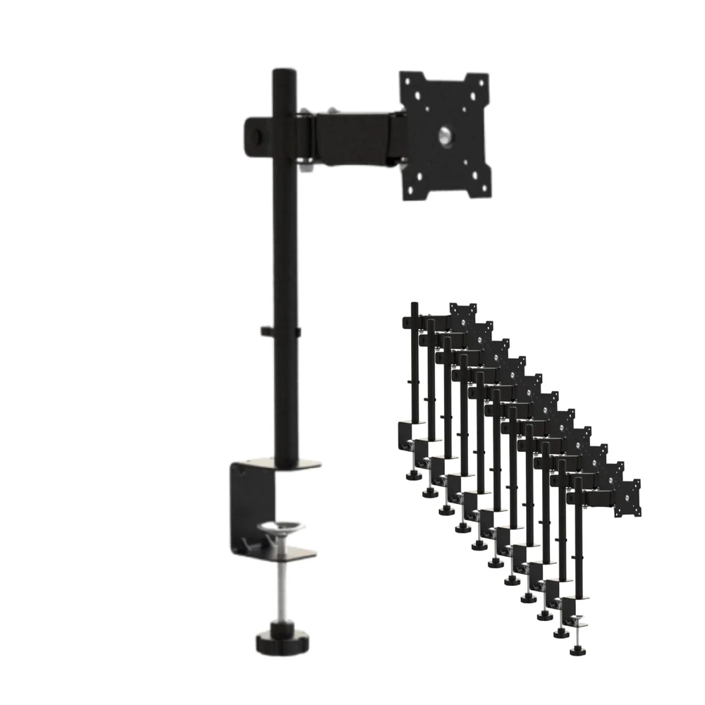 Suporte Articulado Para Monitor LED E Lcd De 13'' A 27” Preto Brasforma Bm812 - 12 Unidades