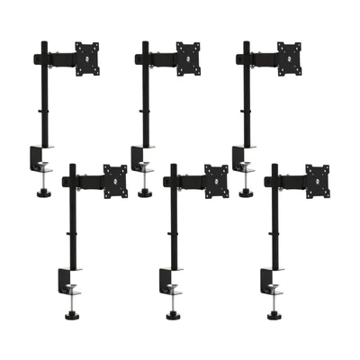 Suporte Articulado Para Monitor LED E Lcd De 13'' A 27” Preto Brasforma Bm812 - 6 Unidades