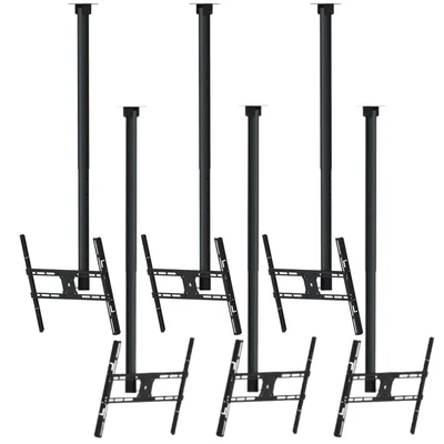Suporte De Teto Para Tv 10” A 80” Brasforma Sbrp1650 Preto - 6 Unidades