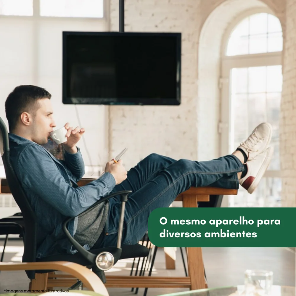 Imagem 5 de 5 do produto Suporte De Teto Para Tv 10” A 80” Brasforma Sbrp1650 Preto - 6 Unidades