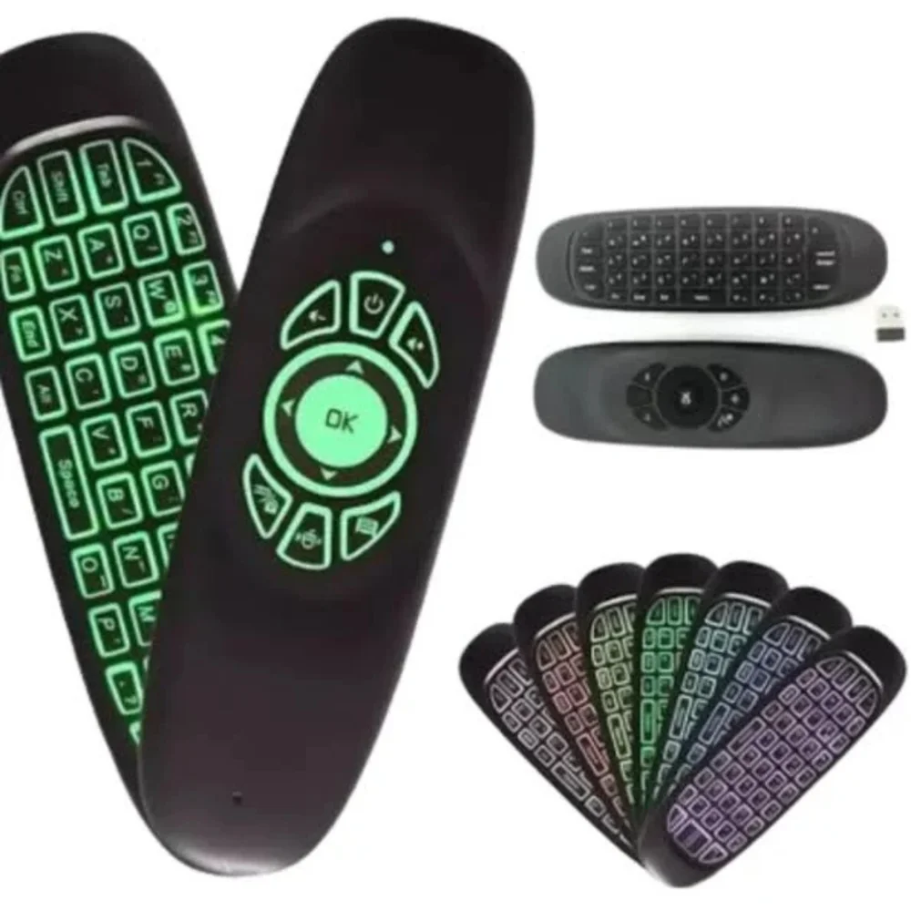 Imagem 5 de 5 do produto Controle Mini Teclado Air Mouse Wireless Sem Fio Android Tv