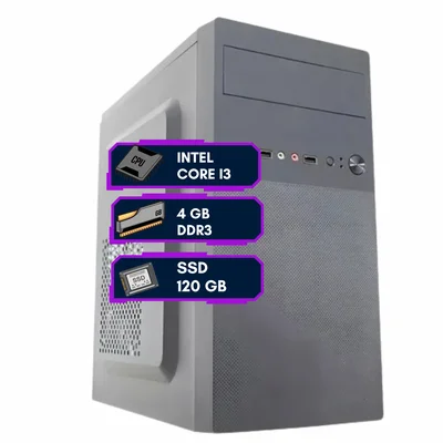 Computador intel Core i3 Quarta geraçao, SSD 120GB, 4GB Memoria ram DreamComputers