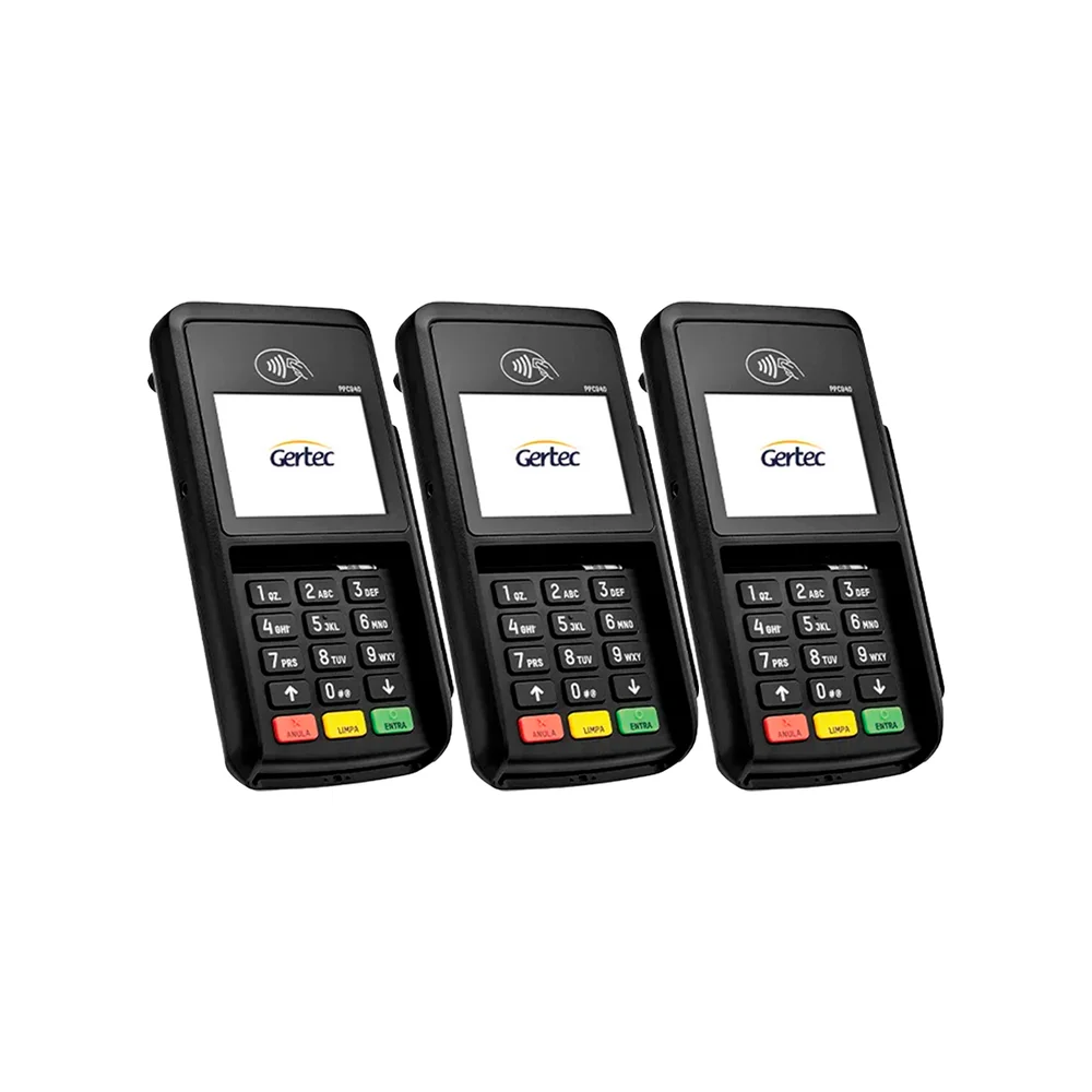 Imagem 5 de 5 do produto Kit Gertec 03 Pin Pad Ppc940 Preto Usb