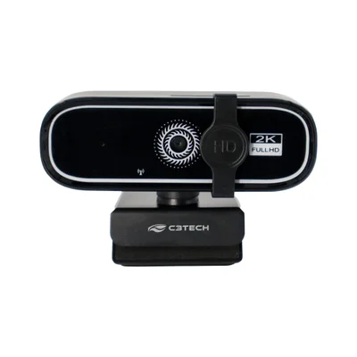 Câmera Webcam C3tech Qhd 2k - Wb-200bk