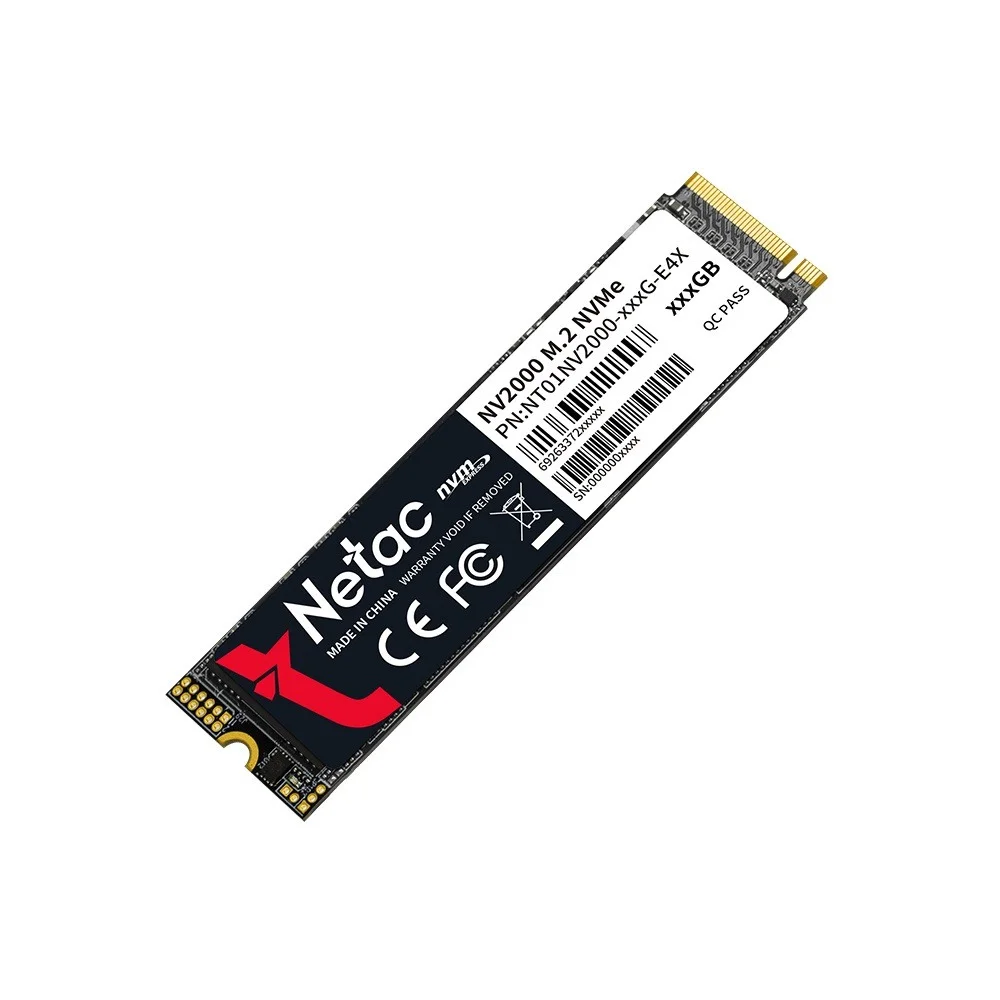 Imagem 5 de 5 do produto SSD Netac Nv2000 256gb Nvme M.2 2280 Leitura 2500mbs Gravação 1000mbs - Nt01nv2000-256-e4x