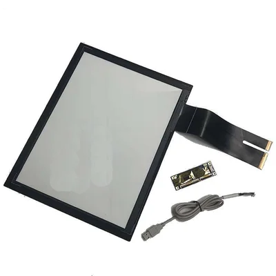 Multi Touch PCAP 32" Wide - Interface Ilitek – USB com Moldura de Alumínio