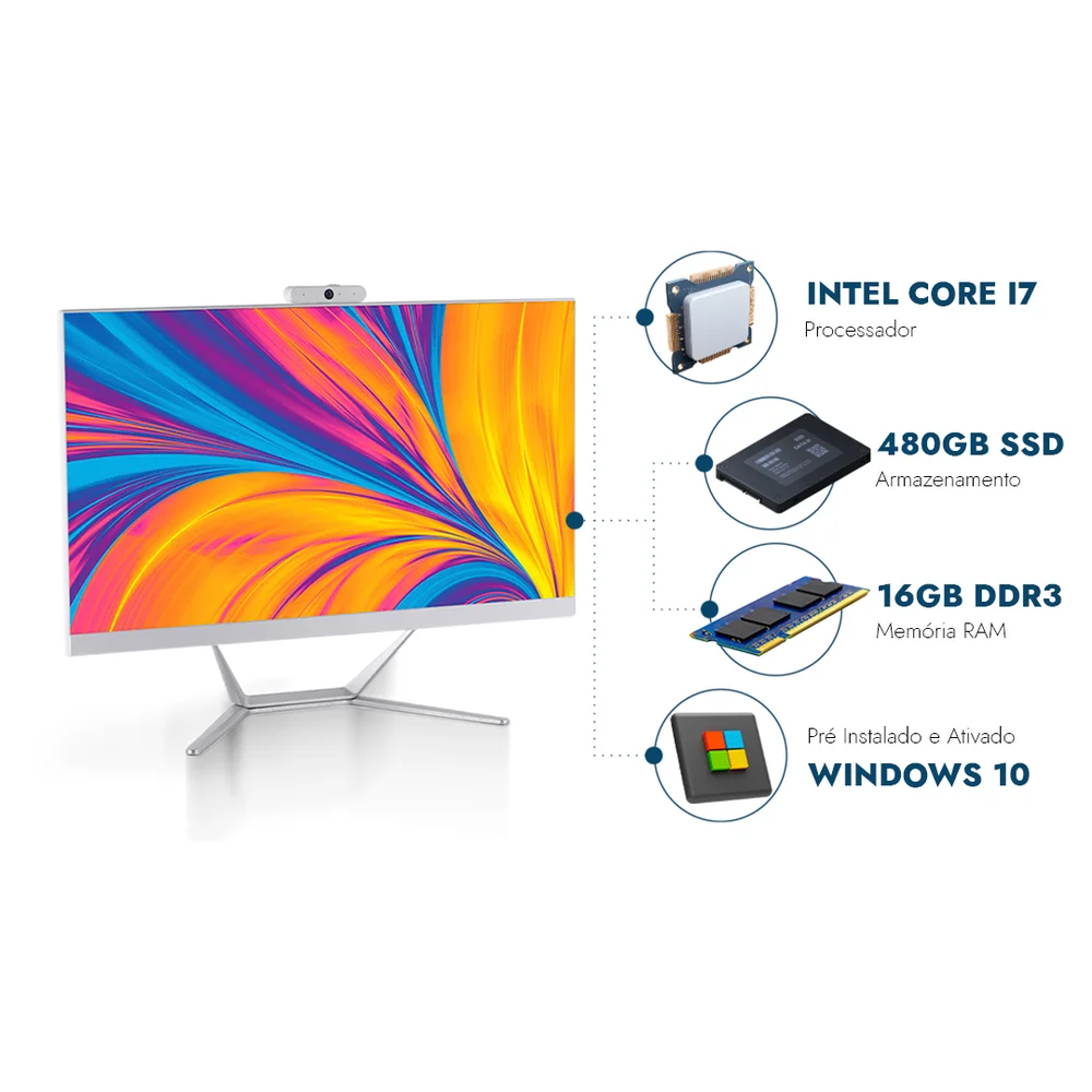 高性能一体型PC Core-i7 メモリ8G SSD480G Blu-Ray Win10 Notebook Intel Core i7 16GB RAM SSD 480GB Tela 15.6