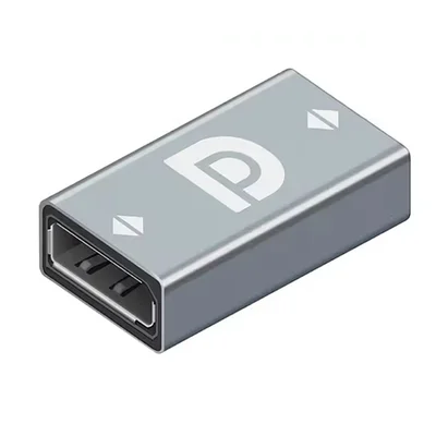 Adaptador Emenda Displayport Fêmea X Fêmea 1080p 2k 4k 8k