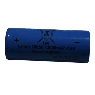 Kit 4 Bateria Recarregável 26650 4,2v 12000mah  X900 X800 Lanterna Tática