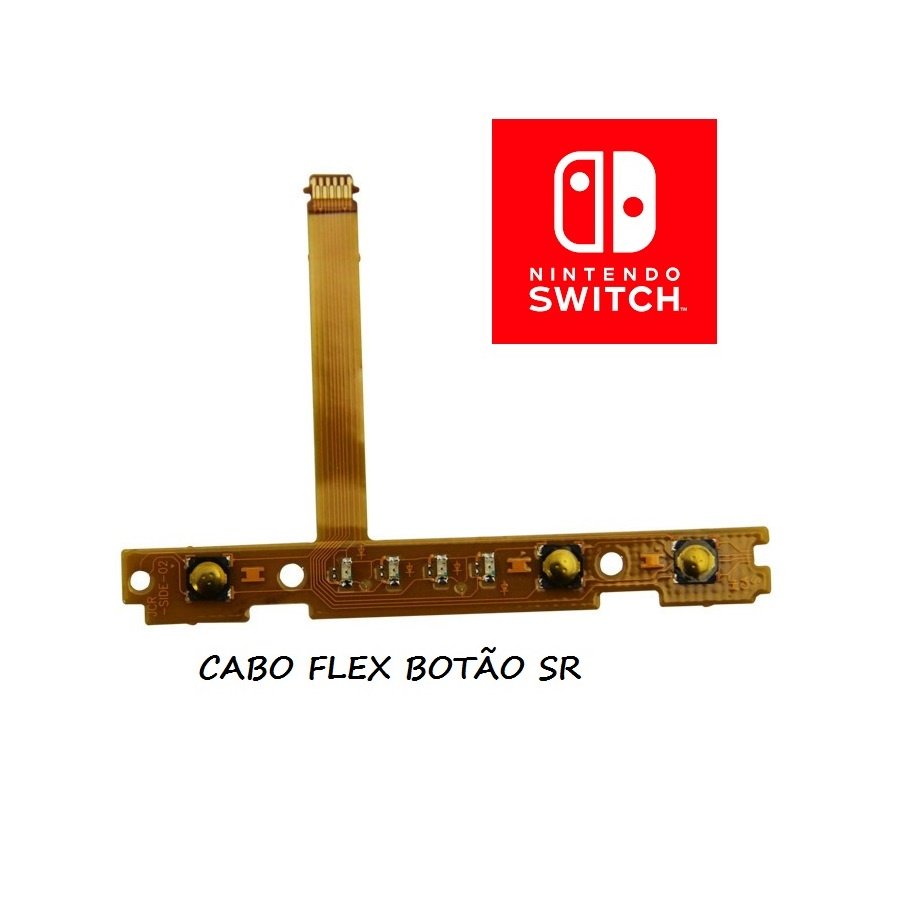 Cabo Flat Botao Sr Joy-con Direito Nintendo Switch Flex LED
