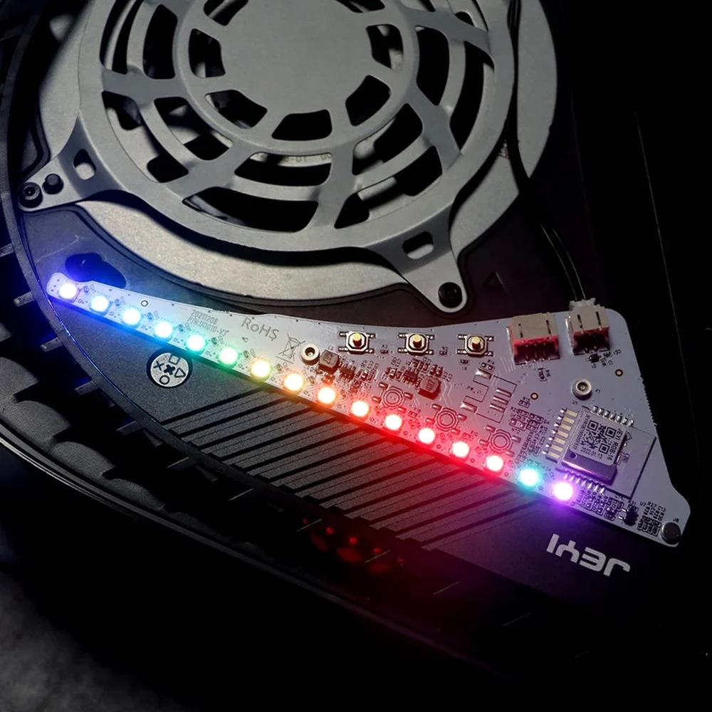 Imagem 3 de 5 do produto Dissipador RGB Compativel Playstation 5 Ps5 SSD Nvme M.2 Radiador Jeyi
