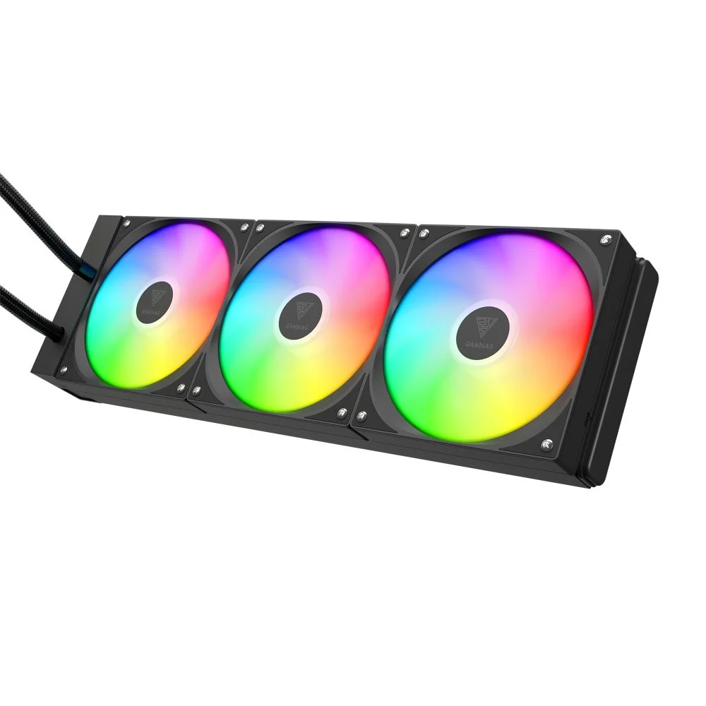 Water Cooler Gamdias Chione E4 RGB 420mm Amd/intel E4-420 Preto 8